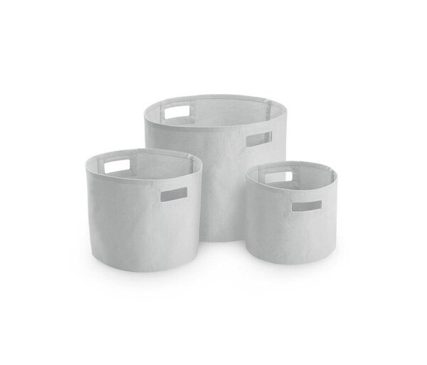WESTFORD MILL WM574 - Versatile Cotton Canvas Storage Bins with Handles
