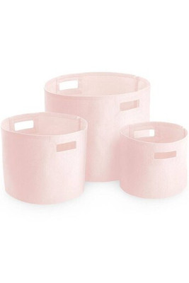 WESTFORD MILL WM574 - Versatile Cotton Canvas Storage Bins with Handles