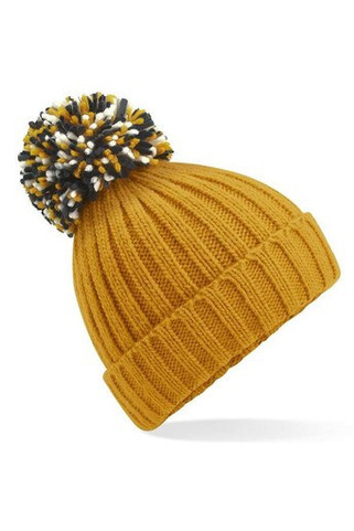 BEECHFIELD BF390 - Bonnet Douillet avec Pompon de Luxe