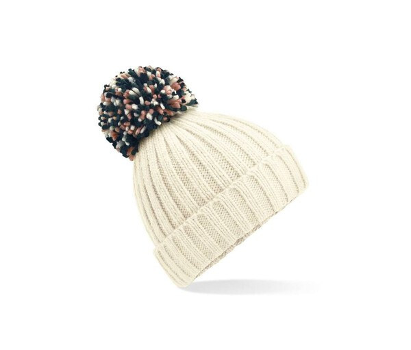 BEECHFIELD BF390 - Luxurious Shearling Lined Pom Pom Beanie