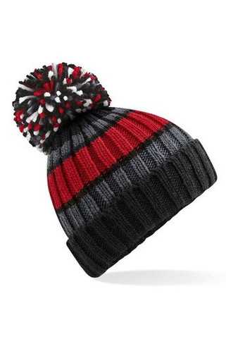 BEECHFIELD BF392 - HYGGE STRIPED BEANIE