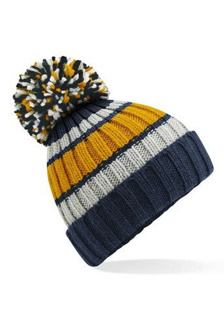 BEECHFIELD BF392 - HYGGE STRIPED BEANIE