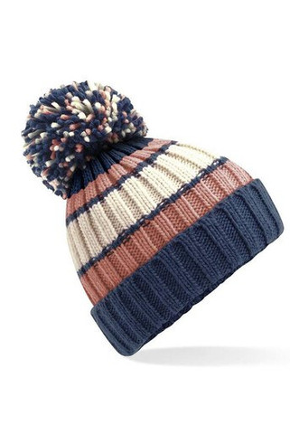 BEECHFIELD BF392 - HYGGE STRIPED BEANIE