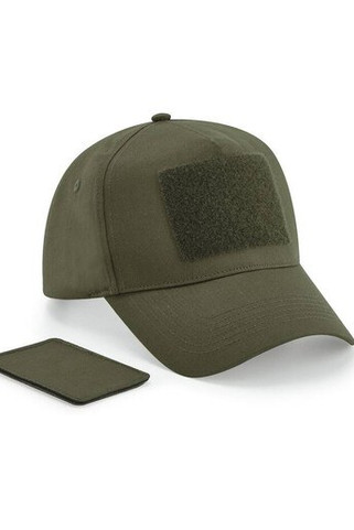 BEECHFIELD BF638 - Casquette 5 pans avec patch amovible