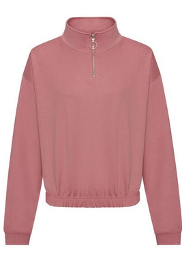 AWDIS JH037 - WOMEN'S CROPPED 1/4 ZIP SWEAT
