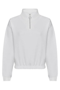 AWDIS JH037 - WOMENS CROPPED 1/4 ZIP SWEAT