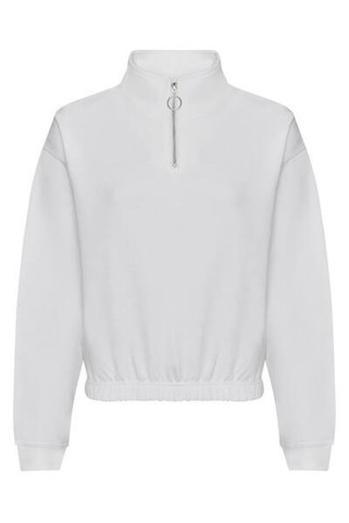 AWDIS JH037 - WOMENS CROPPED 1/4 ZIP SWEAT