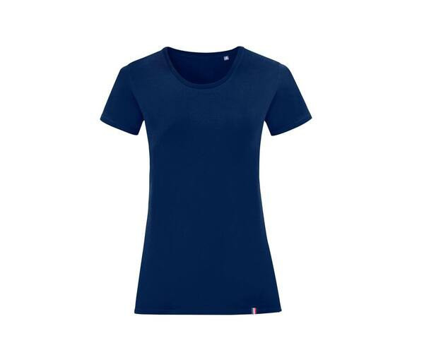 ET SI ON L'APPELAIT FRANCIS FRA191 - Økologisk Fransk Kvalitets T-shirt med Flagdetaljer