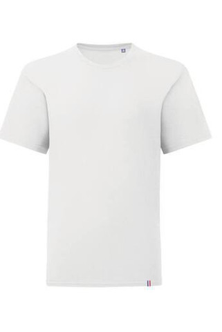 ET SI ON LAPPELAIT FRANCIS FRA192 - Organic Cotton Crew Neck Tee with Flag Detail