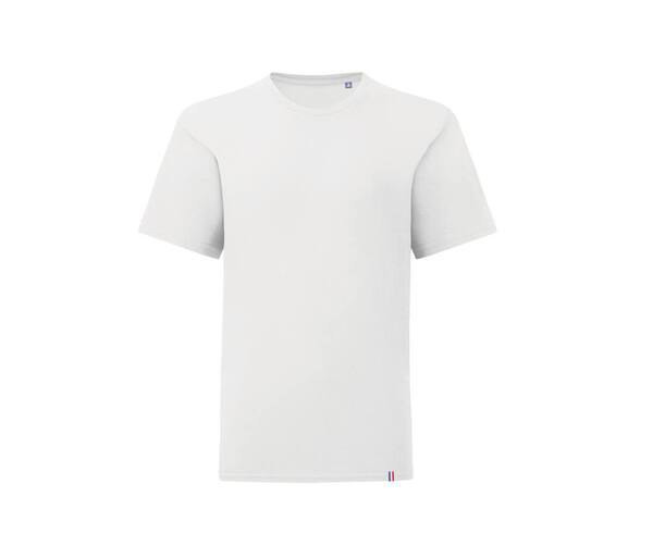 ET SI ON L'APPELAIT FRANCIS FRA192 - Organic Cotton Crew Neck Tee with Flag Detail