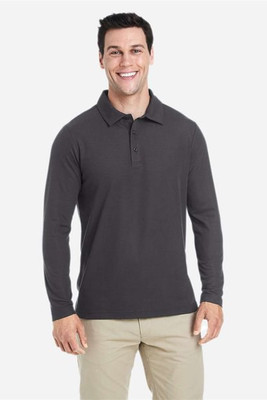Core 365 CE112L - Men's Fusion ChromaSoft Long-Sleeve Pique Polo