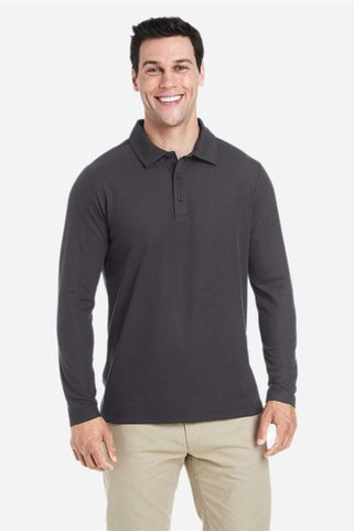 Core 365 CE112L - Mens Fusion ChromaSoft Long-Sleeve Pique Polo