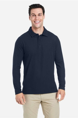 Core 365 CE112L - Men's Fusion ChromaSoft Long-Sleeve Pique Polo