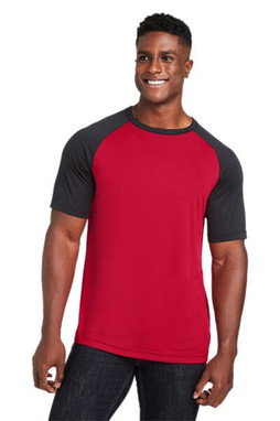 Team 365 TT62 - Unisex Zone Colorblock Raglan T-Shirt