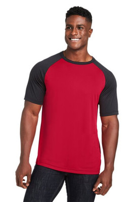 Team 365 TT62 - Unisex Zone Colorblock Raglan T-Shirt