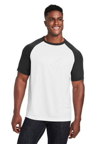 Team 365 TT62 - Unisex Zone Colorblock Raglan T-Shirt