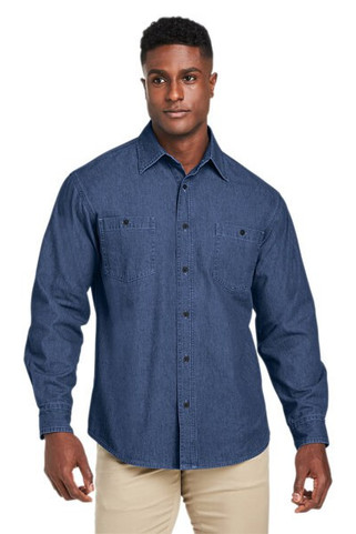 Harriton M540 - Mens Denim Shirt-Jacket