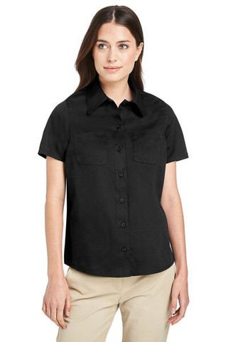 Harriton M585W - Ladies Advantage IL Short-Sleeve Work Shirt