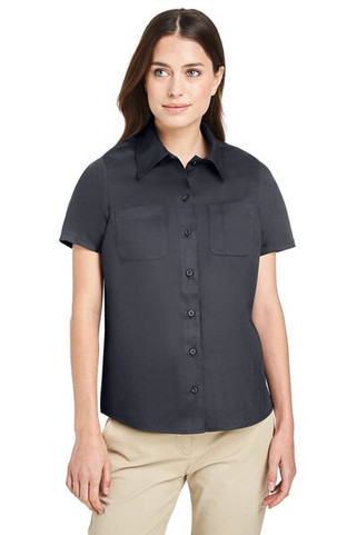 Harriton M585W - Ladies Advantage IL Short-Sleeve Work Shirt