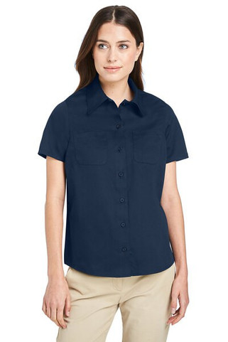 Harriton M585W - Ladies Advantage IL Short-Sleeve Work Shirt