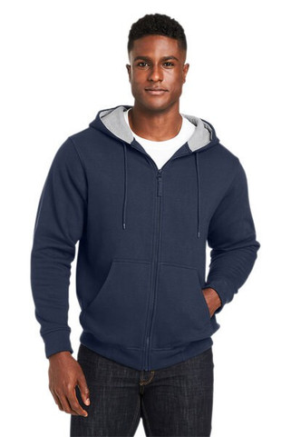 Harriton M711 - Mens ClimaBloc Lined Heavyweight Hooded Sweatshirt
