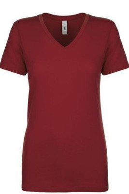 Next Level 1540 - Women’s Lightweight Combed Cotton V-Neck Tee