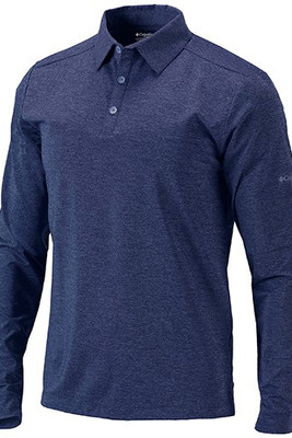 COLUMBIA GOLF 17F71MP - Adult Omni-Wick Pin High L/S Polo