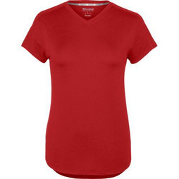 CHAMPION 2653TL - Womens Active Luxe V-Neck Tee