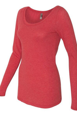Next Level 6731 - Ladies' Triblend Long Sleeve Scoop