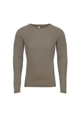 Next Level 8101 - Mens Black Long Sleeve Thermal Shirt