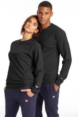 Champion CC8C - T-Shirt à manches longues sans étiquette