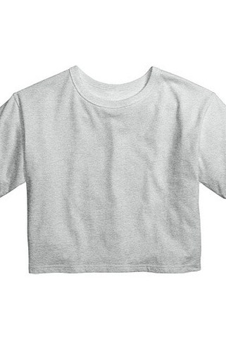 CHAMPION T435C - Girls Cropped Cotton Tee