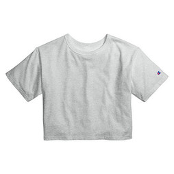 CHAMPION T435C - Girls Cropped Cotton Tee