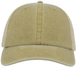 Atlantis ACCASE - Vintage Style Pigment Dyed Trucker Cap with Mesh