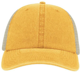 Atlantis ACCASE - Vintage Style Pigment Dyed Trucker Cap with Mesh