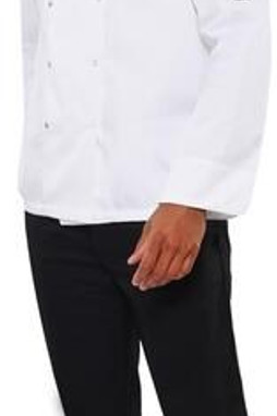 Dennys DD08 - Premium Long Sleeve Chef Jacket with French Cuffs