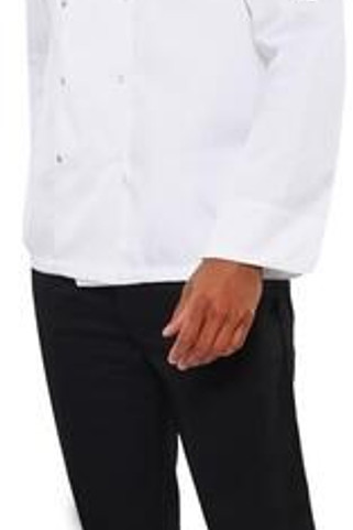 Dennys DD08 - Premium Long Sleeve Chef Jacket with French Cuffs