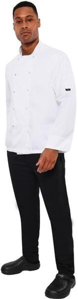 Dennys DD08 - Premium Long Sleeve Chef Jacket with French Cuffs
