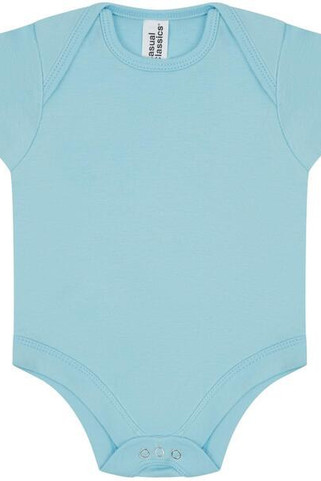 Casual Classics C800T - Premium Cotton Baby Body Suit with Short Sleeves