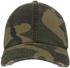 Atlantis ACDADE - Vintage Distressed Dad Hat with Metal Buckle