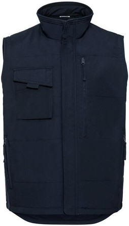 Russell R014M - Heavy Duty Workwear Gilet with Multiple Pockets