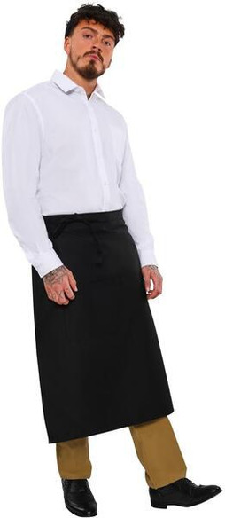 BonChef B763 - Durable Long-Length Bistro Apron with Pocket