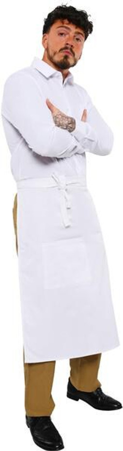 BonChef B763 - Durable Long-Length Bistro Apron with Pocket