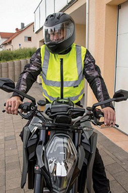 Korntex KXMOTO - High Visibility Bikers Vest