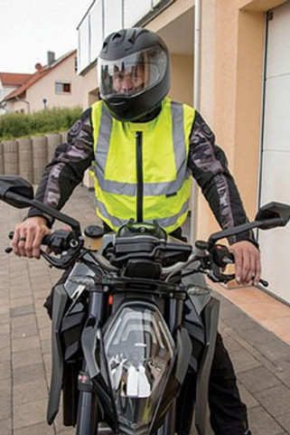 Korntex KXMOTO - High Visibility Bikers Vest