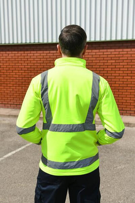 Korntex KXSSHJ - High Visibility Windproof Softshell Work Jacket