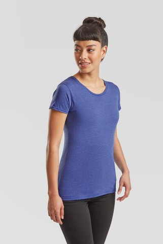 Fruit of the Loom F61432 - Fashionable Slim Fit Ladies Crew Neck T-Shirt