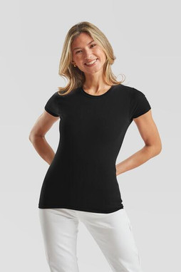 Fruit of the Loom F61432 - Fashionable Slim Fit Ladies Crew Neck T-Shirt