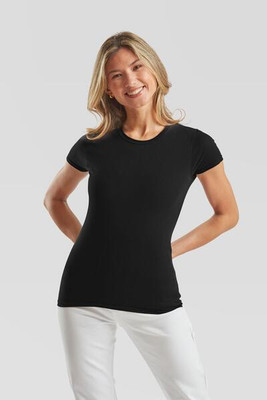 Fruit of the Loom F61432 - Fashionable Slim Fit Ladies Crew Neck T-Shirt