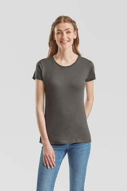 Fruit of the Loom F61432 - Fashionable Slim Fit Ladies Crew Neck T-Shirt